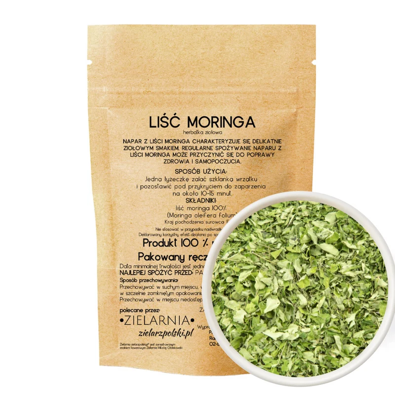 Moringa Blatt 50g ZIELARZPOLSKI.PL