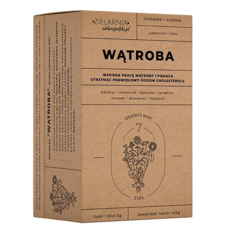 WĄTROBA Fix 30x1,5g (Leber, Cholesterin) ZIELARZPOLSKI.PL