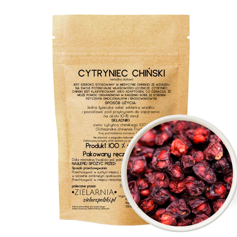 Citronella chinensis Frucht (Schisandra) 50g ZIELARZPOLSKI.PL