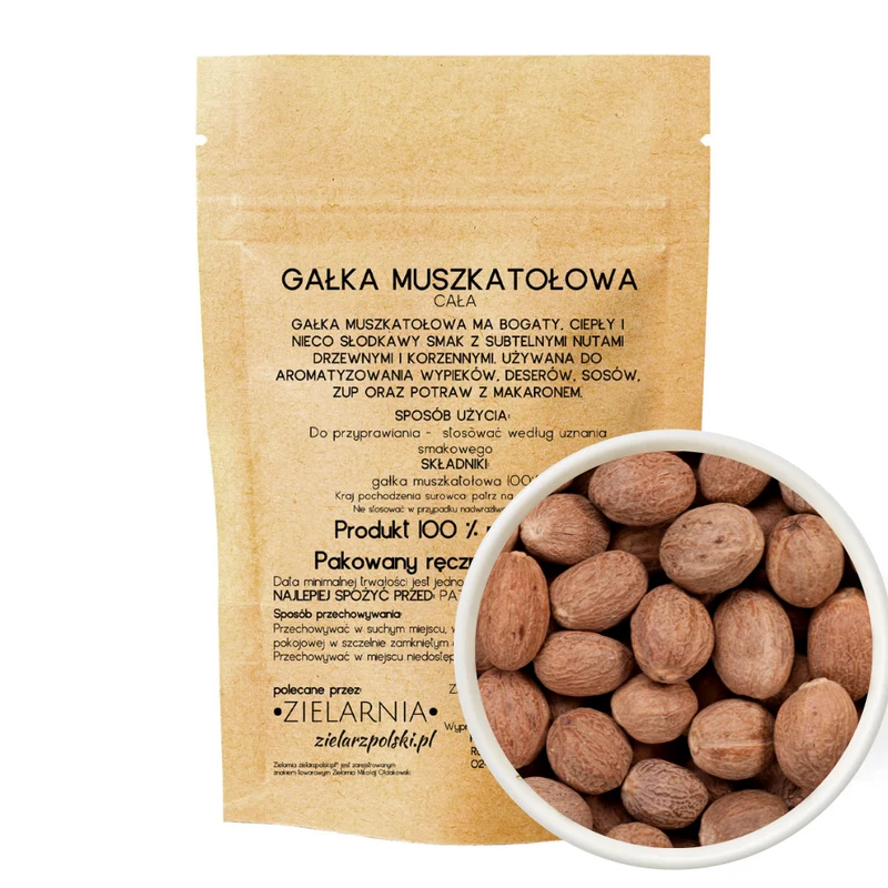 Muskatnuss ganz 50g ZIELARZPOLSKI.PL