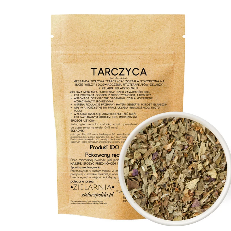 Schilddrüse - Kräutertee 100g ZIELARZPOLSKI.PL
