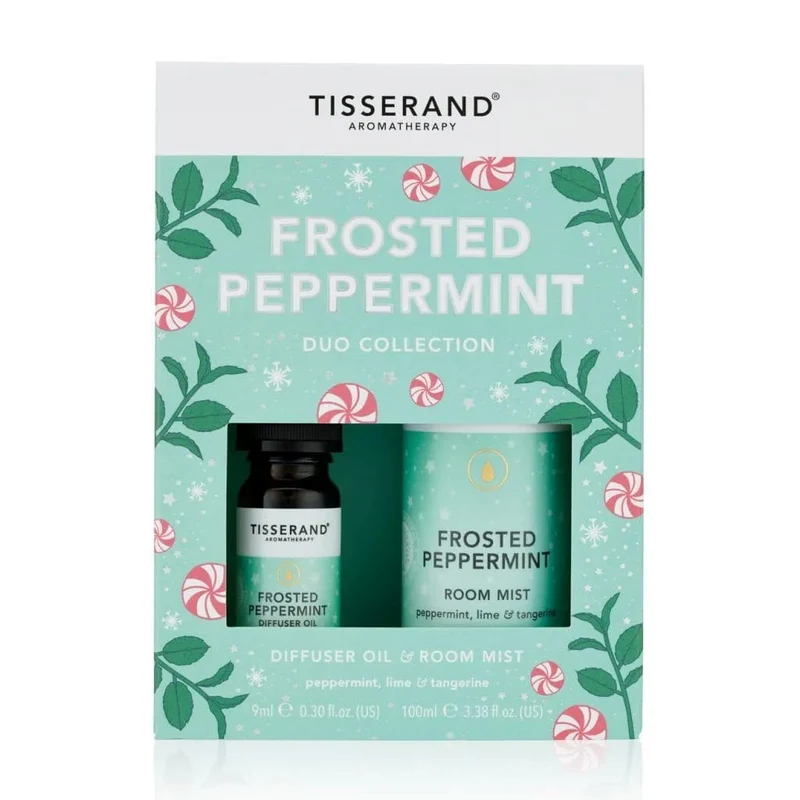 TISSERAND AROMATHERAPY Frosted Peppermint Duo Collection - Diffusoröl & Raumnebel (1 x 9 ml, 1 x 100 ml)