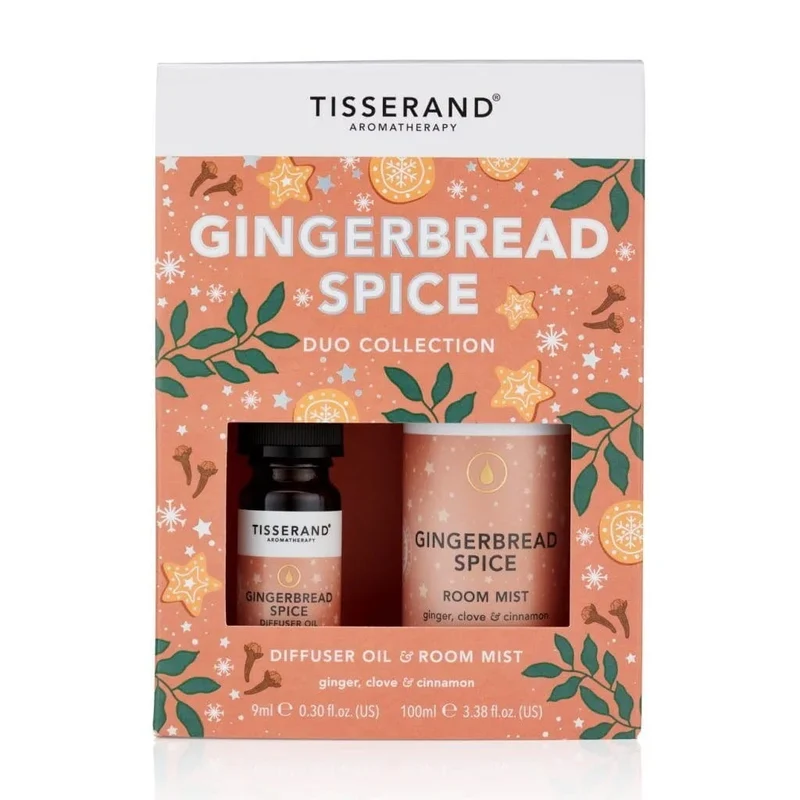 TISSERAND AROMATHERAPY Lebkuchengewürz Duo Collection - Diffusoröl & Raumnebel (1 x 9 ml, 1 x 100 ml)