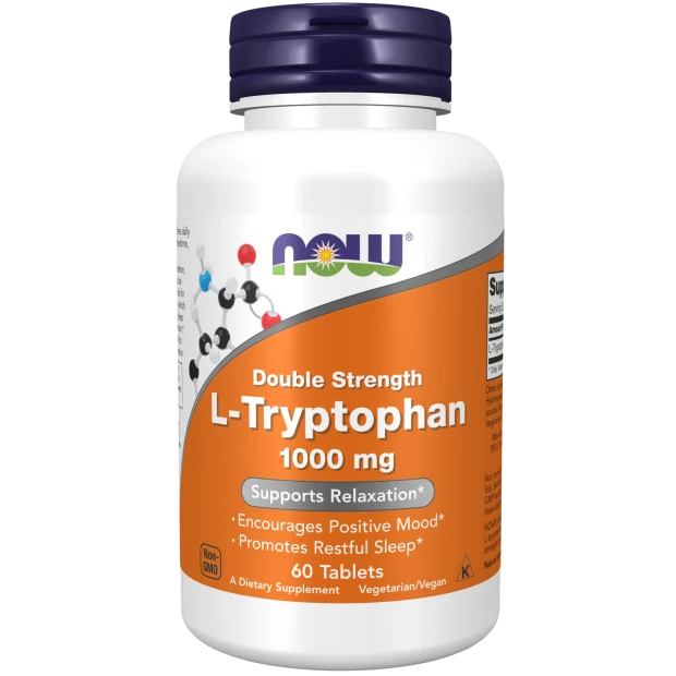 NOW FOODS L-Tryptophan 1000 mg (60 Kapseln)