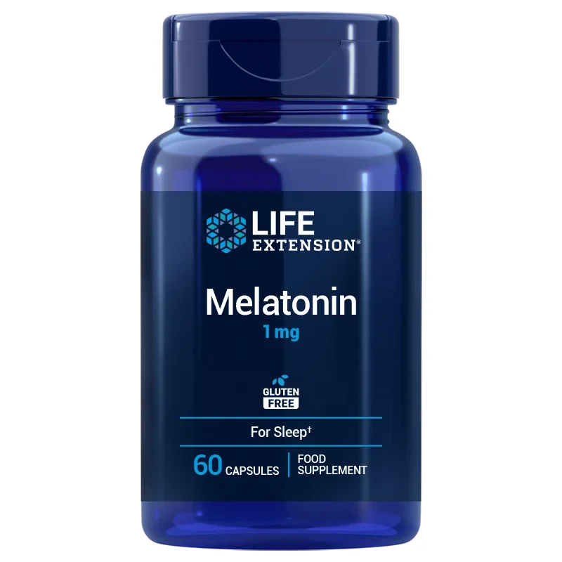 LIFE EXTENSION Melatonin 1 mg EU (60 Kapseln)
