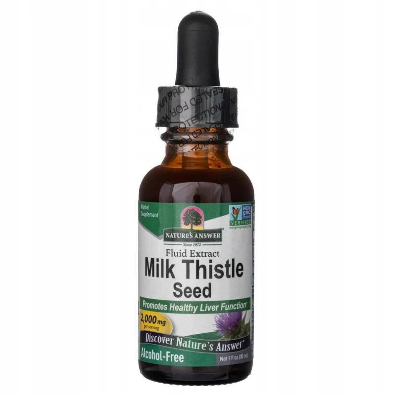 NATURE'S ANSWER Mariendistel-Samen - Mariendistel-Extrakt (30 ml)