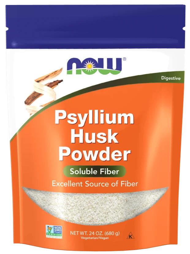 NOW FOODS Psyllium Husk Powder - Flohsamenschalen (680 g)