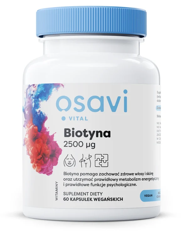 OSAVI Biotin 2500 mcg (60 Kapseln).