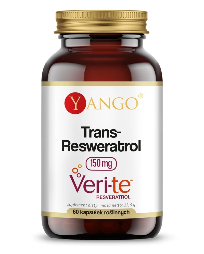 YANGO Trans-Resveratrol Veri-te 150 mg (60 Kapseln).