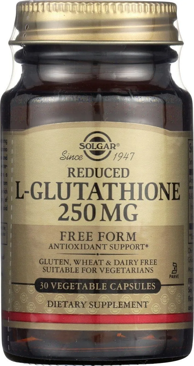 Reduziertes L-Glutathion 250 mg (30 Kapseln).