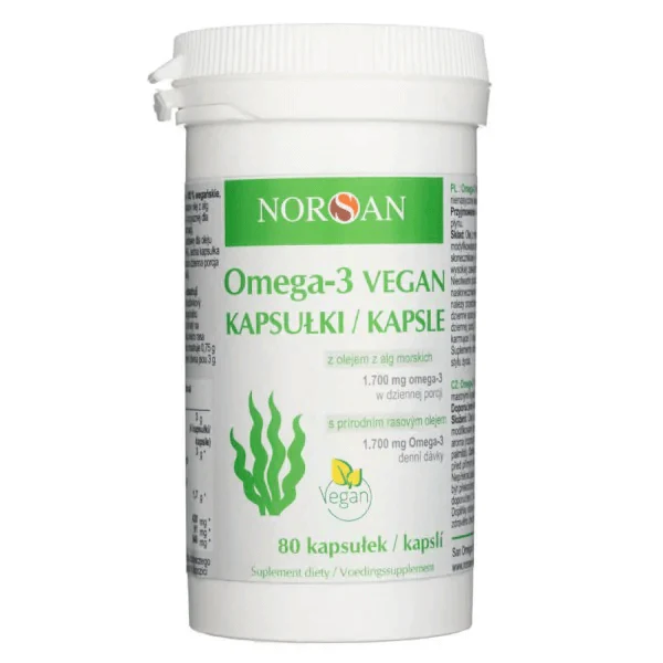 Omega-3 VEGAN (80 Kapseln)