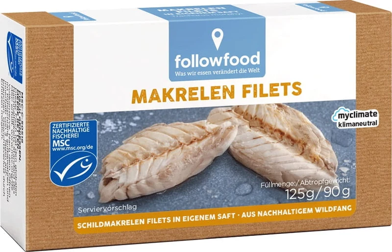 MAKRELA MSC FILES IN EIGENER SOCKE 125 g (90 g) - FOLLOWFOOD