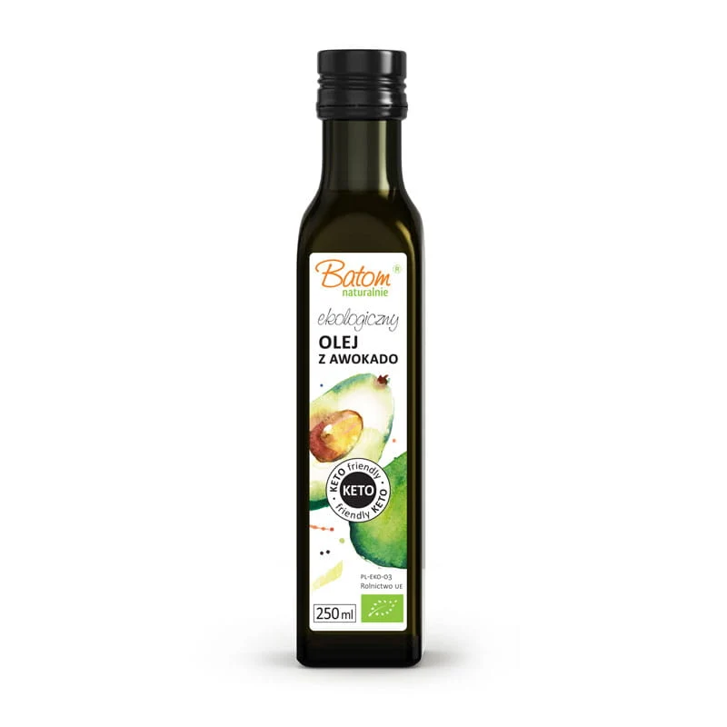 Kaltgepresstes Avocadoöl KETO BIO 250 ml - BATOM