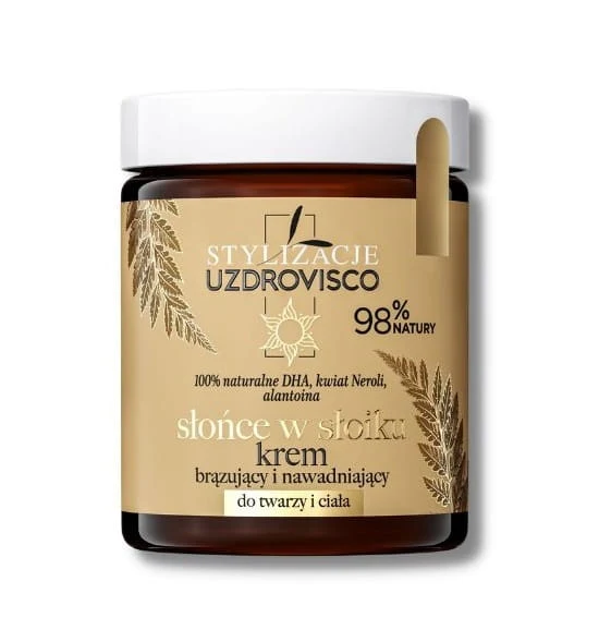 Sonnenblockierende und feuchtigkeitsspendende Gesichts- und Körpercreme im Tiegel 170 ml - UZDROVISCO