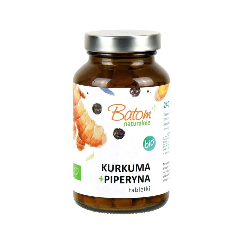 KURKUMA + PIPERIN BIO 240 TABLETTEN - BATOM