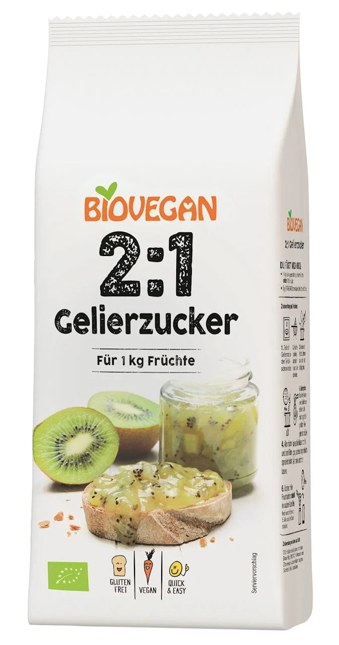 2:1 GELIERZUCKER BIO 500 g - BIOVEGAN