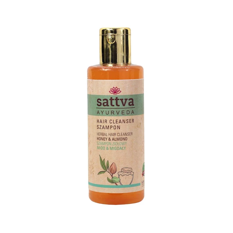 HERB HONEY AND ALMonds HAIR SHAMPOON 210 ml - SATTVA