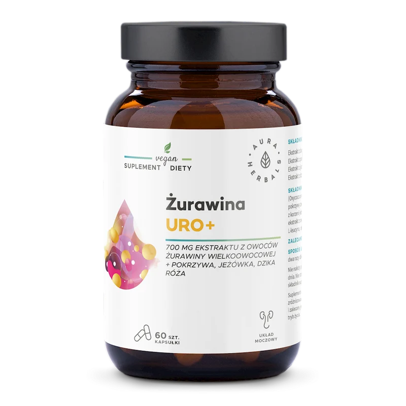 Cranberry Uro+ (60 Kapseln) Aura Herbals
