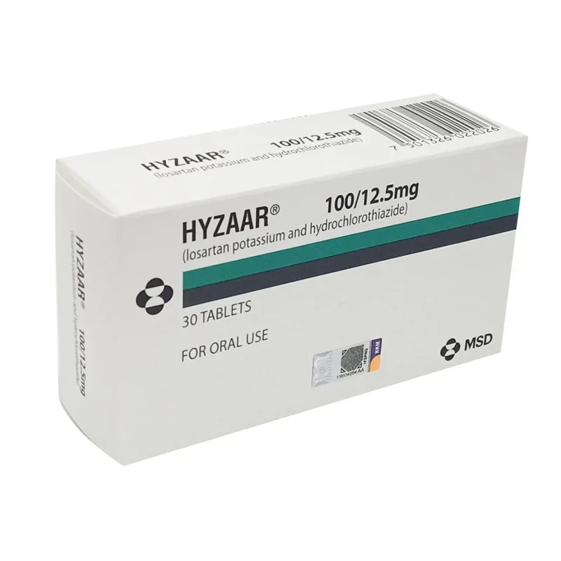 *HYZAAR 100/12.5MG 10S