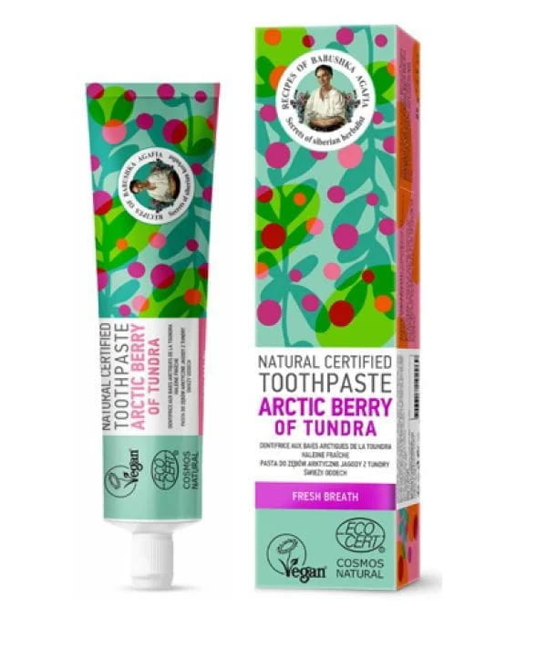 im Angebot ARCTIC BERRY ZAHNPASTA OHNE FLUORID ECO 85 g - REZEPTE VON OMA AGAFI - AGAFI