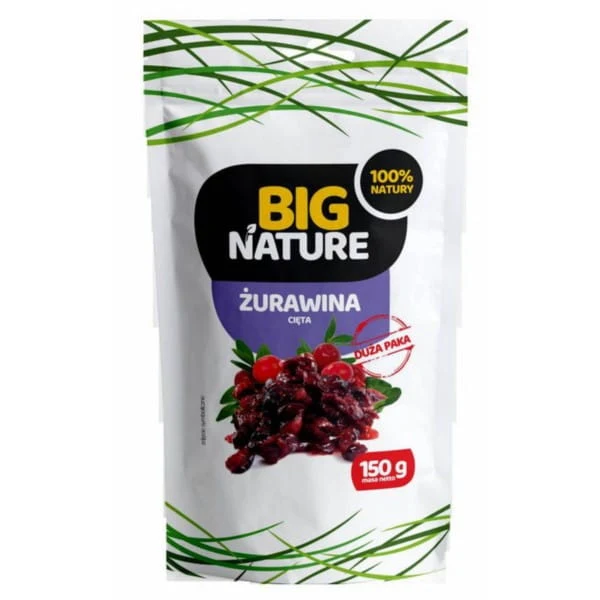 Big Nature getrocknete, geschnittene Cranberries 150 g