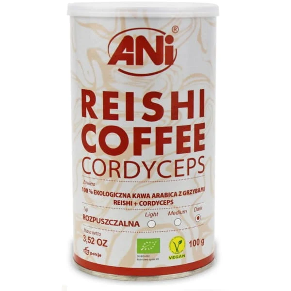 Ani Ropal Kaffee Reishi + Cordyceps BIO 100 g