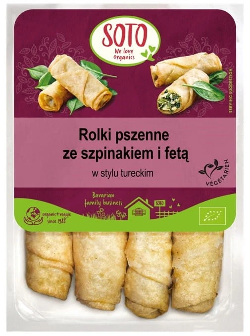 Borek- Weizenbrötchen mit Spinat und Feta BIO 190 g