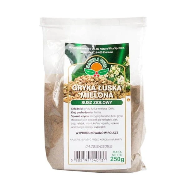 Natura Wita Gemahlene Buchweizenschalen 250G