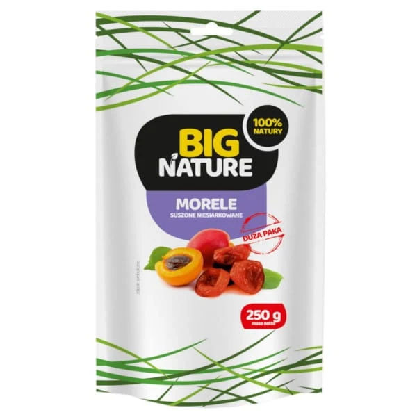 Big Nature getrocknete, nicht ausgetrocknete Aprikosen 250 g