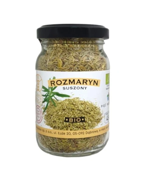 Fünf Variationen getrockneter Rosmarin BIO 45 g
