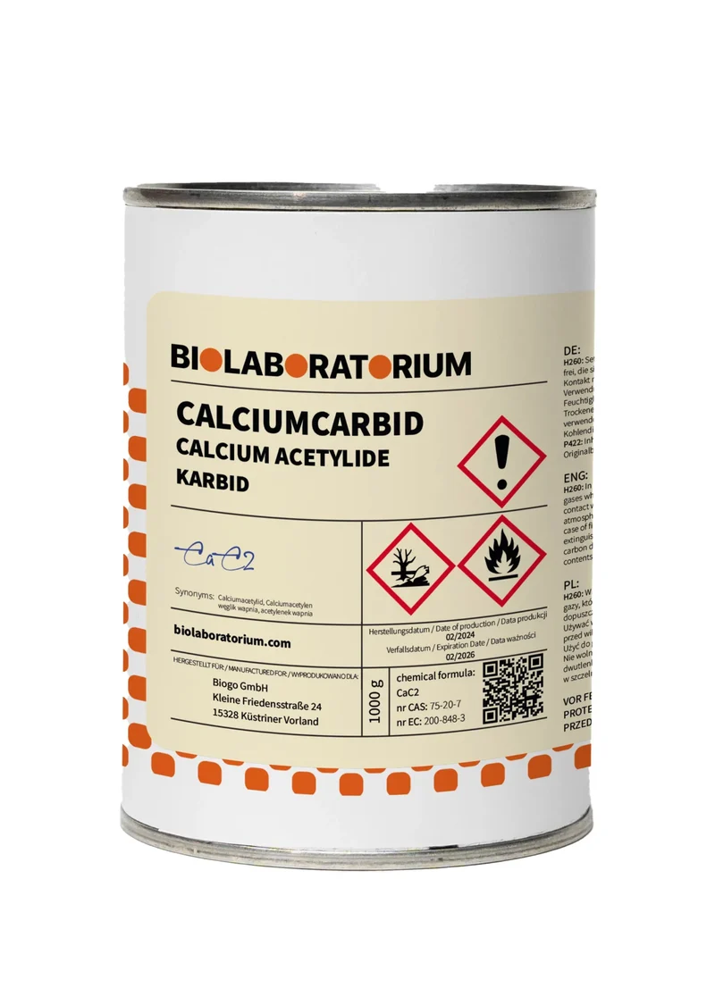 Calciumcarbid 1kg BIOLABORATORIUM
