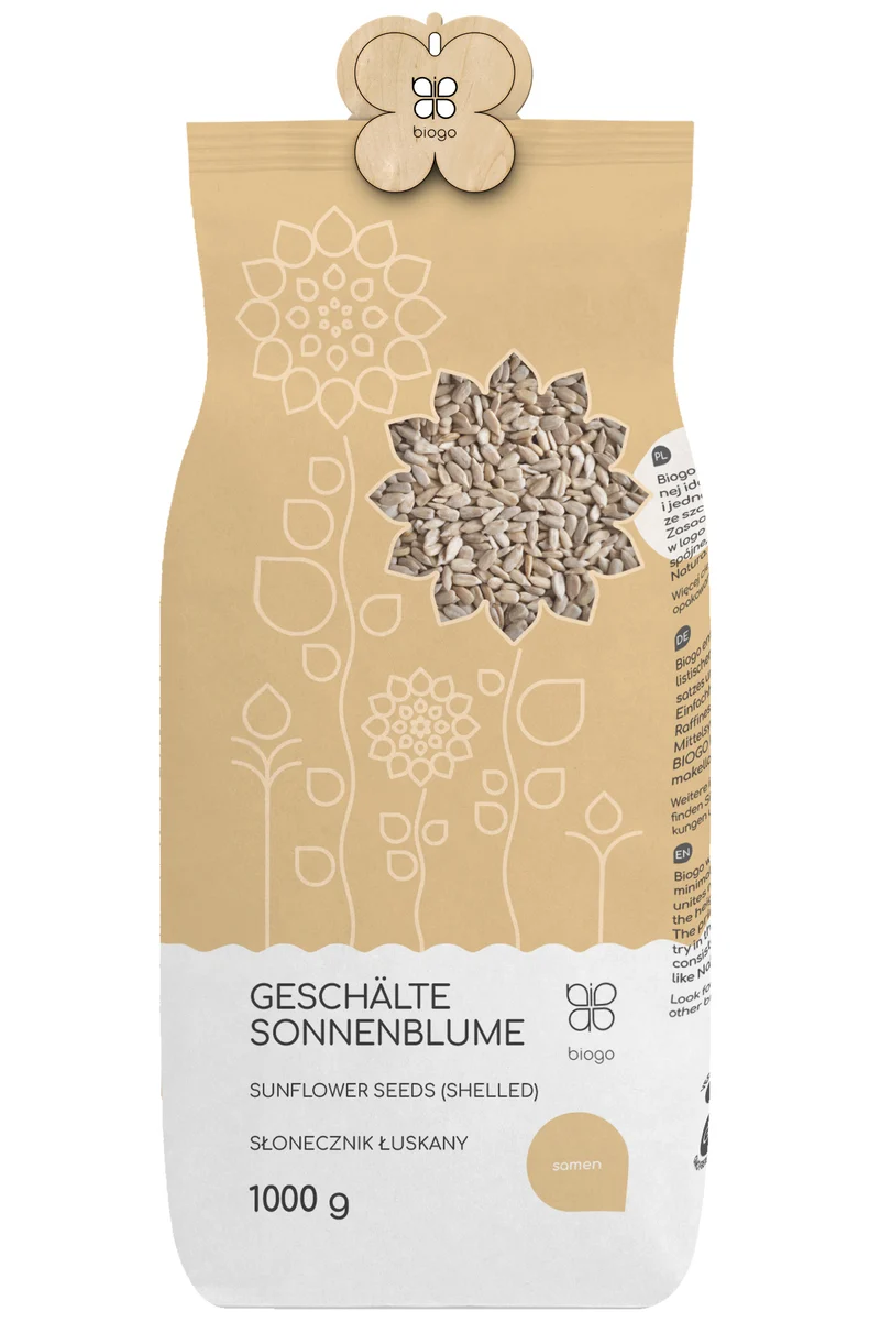 Geschälte Sonnenblumenkerne 1 kg BIOGO