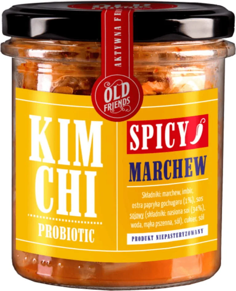 Kimchi würzige Karotten 300 g ALTE FREUNDE