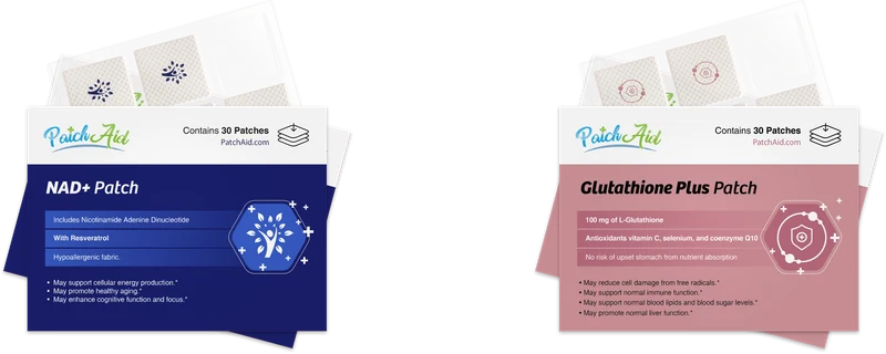 Glow & Renew Duo: NAD+ & Glutathione Patch Pack