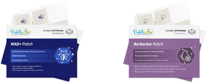 Power Reset Duo: Berberine & NAD+ Patch Pack