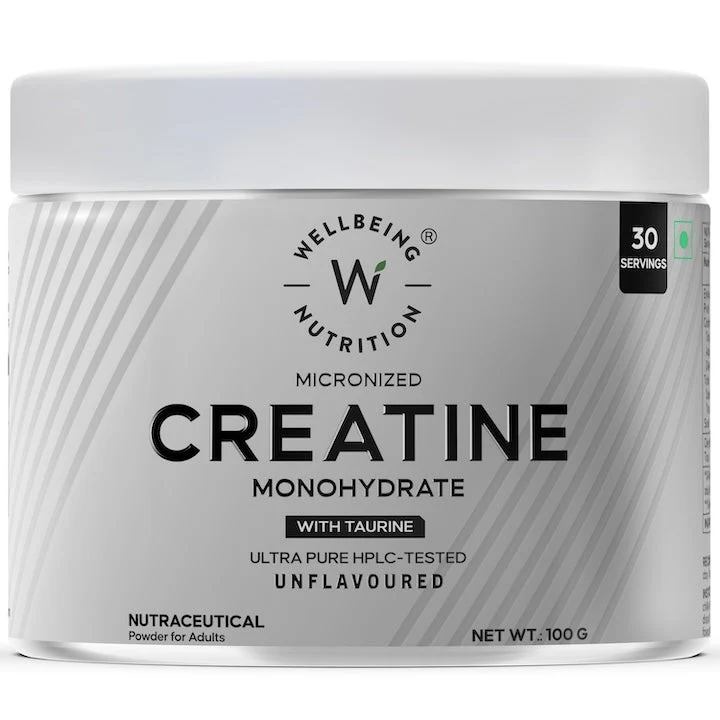 Free Creatine Monohydrate | 100g | 300mg Taurine | Unflavoured