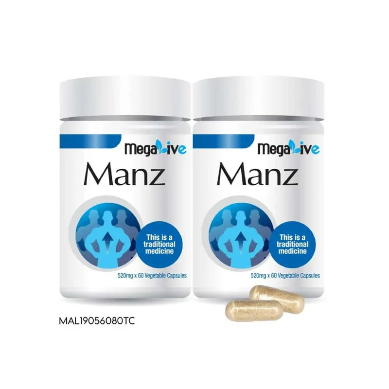 Megalive Manz 2x60s | Supports Energy and Mens Health