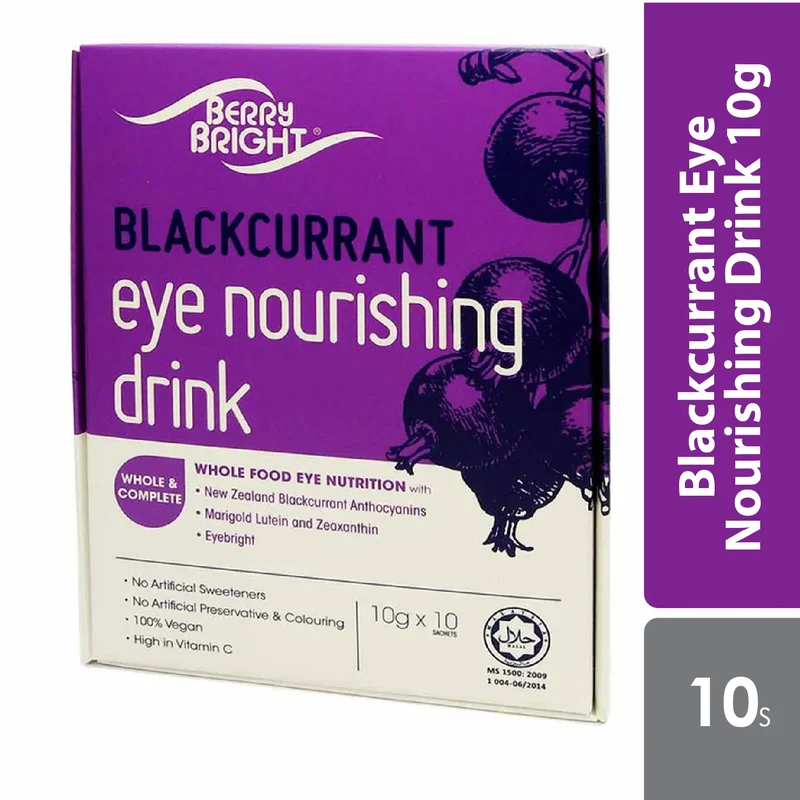 Berry Bright Blackcurrant Eye Nourishing Drink (Original 10g x 10s/ with Stevia 8g x 10s)