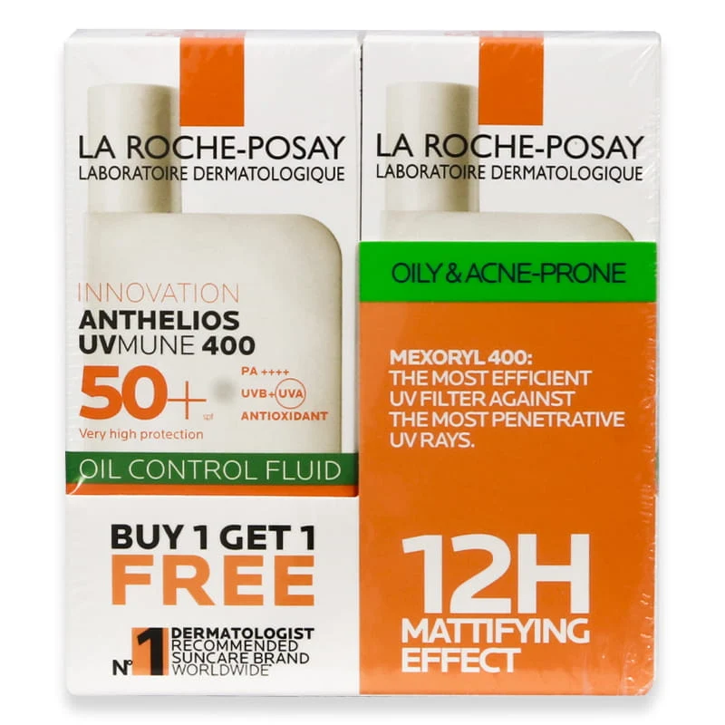 La Roche Posay 1+1 Anthelios Uvmune400 Spf50+ Oil Control Fluid 50ml