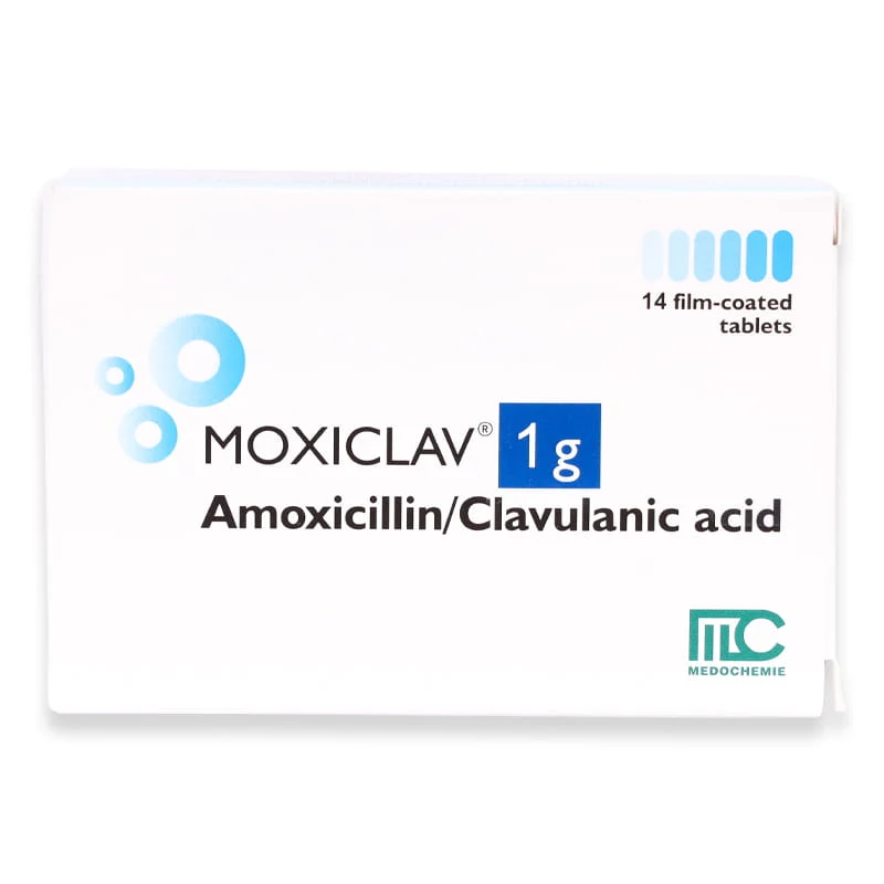 Moxiclav 1g Tablets 14'S