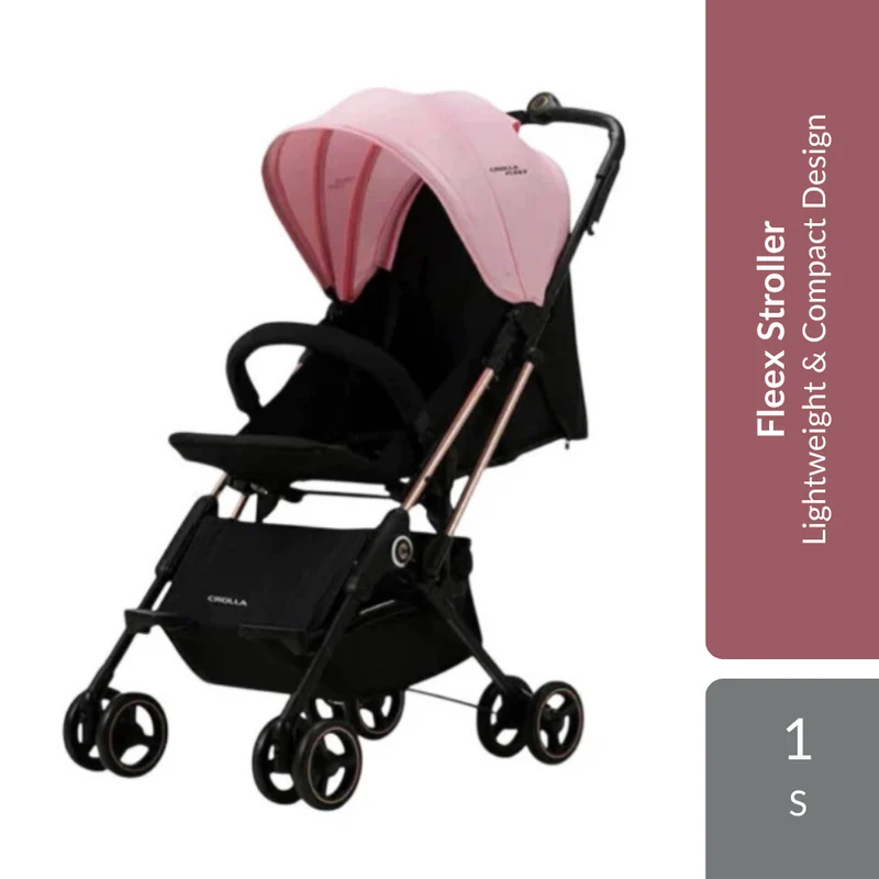 Crolla Fleex Stroller 1s | Lightweight & Compact Design For Comfortable Everyday Travel