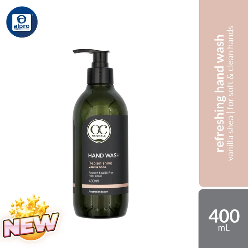 OC Naturals Replenishing Soft Vanilla Shea Hand Wash 400mL | For Soft & Clean Hands