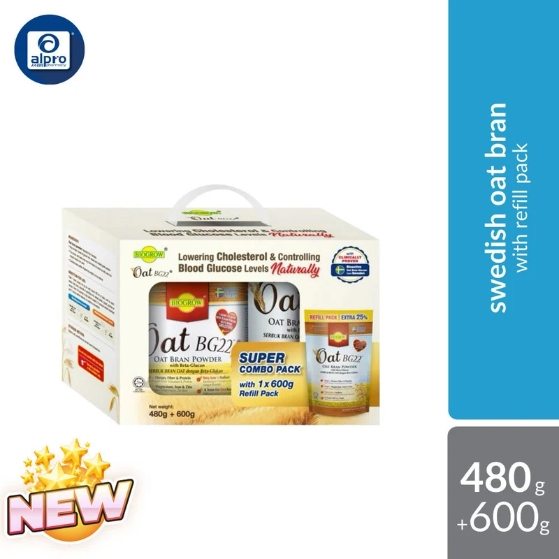 Biogrow Oat BG22 480g + Refill Pack 600g