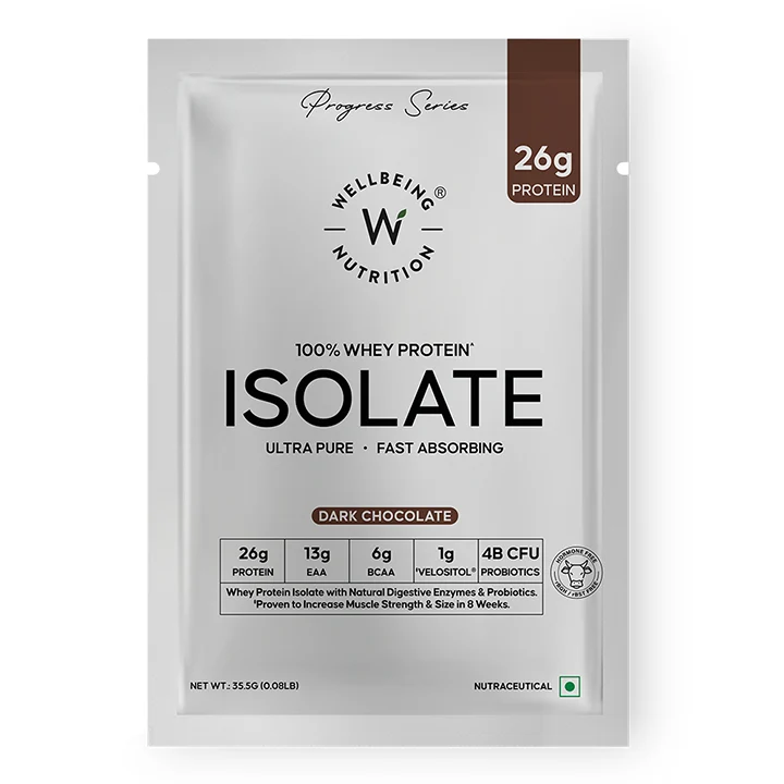 Whey Protein Isolate Dark Chocolate Gift Sachet
