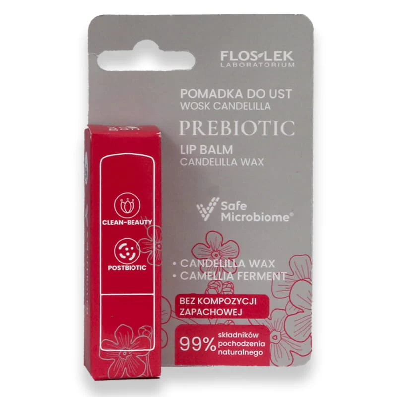 Floslek Prebiotic Lip Balm Candelilla Wax 4g