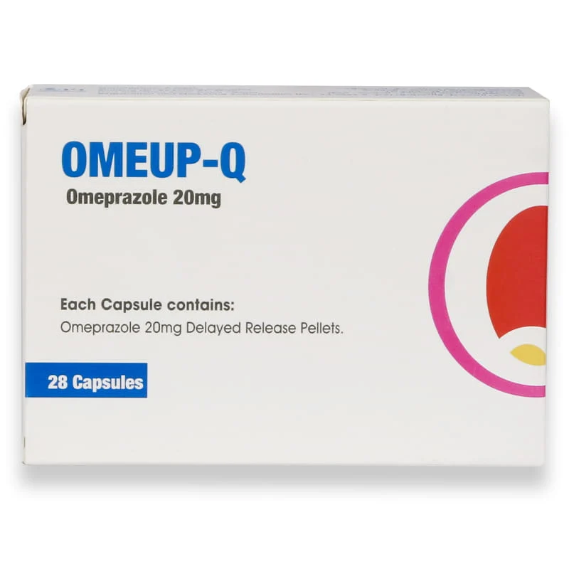 Omeup-Q 20mg Capsules 28'S