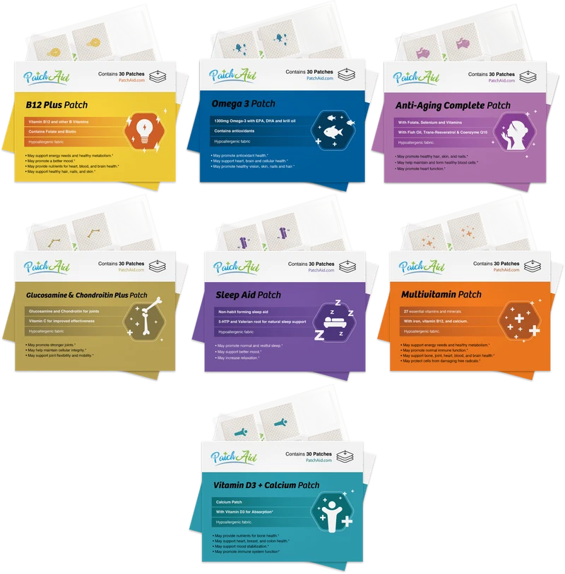 Gastric Sleeve Surgery Premium Health Vitamin Patch Pack