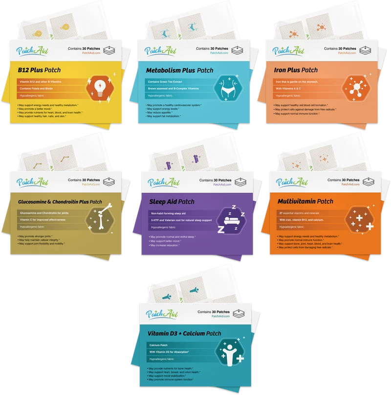 Gastric Band Surgery Active Lifestyle Vitamin Patch Pack