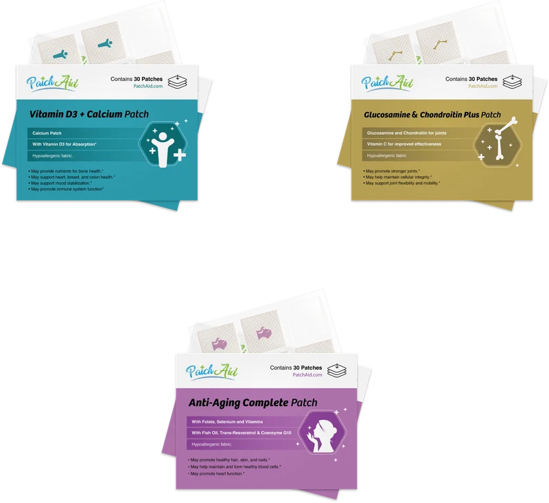 Bone and Joint Support Vitamin Patch Pack