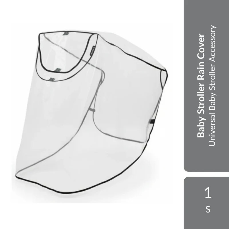 Crolla Universal Baby Stroller Rain Cover | Waterproof Windproof Transparent Stroller Cover